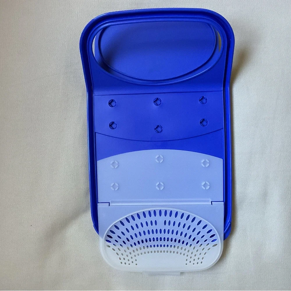 Tupperware Potato Onion Smart Container Keeper Clear/Blue 8.3L 4 Piece Set
